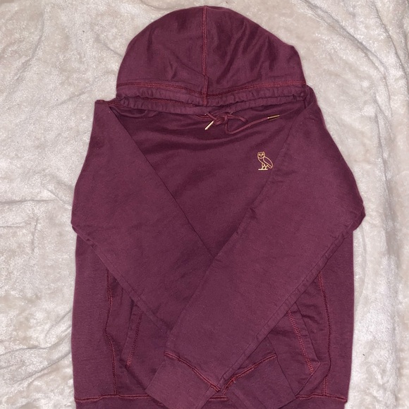 Burgundy OVO Drake hoodie XS - Picture 2 of 2